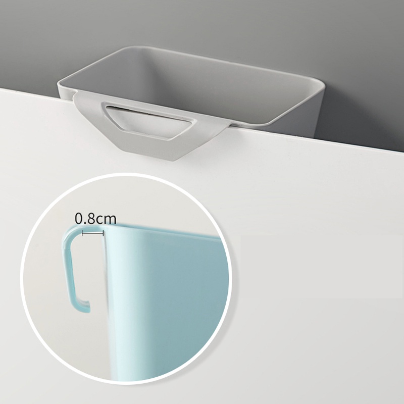 Giỏ nhựa mini đựng bàn chải đánh răng treo tường tiện dụng