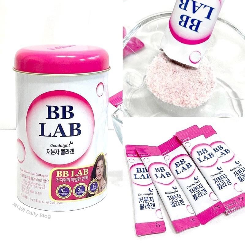 Bột dùng ban đêm collagen BB LAB 30 gói full box