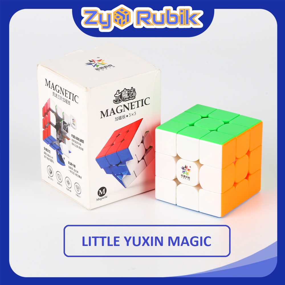 Rubik 3x3 Little Yuxin Magic M 2020 - Đồ Chơi Rubik 3 Tầng Có Nam Châm Stickerless - ZyO Rubik