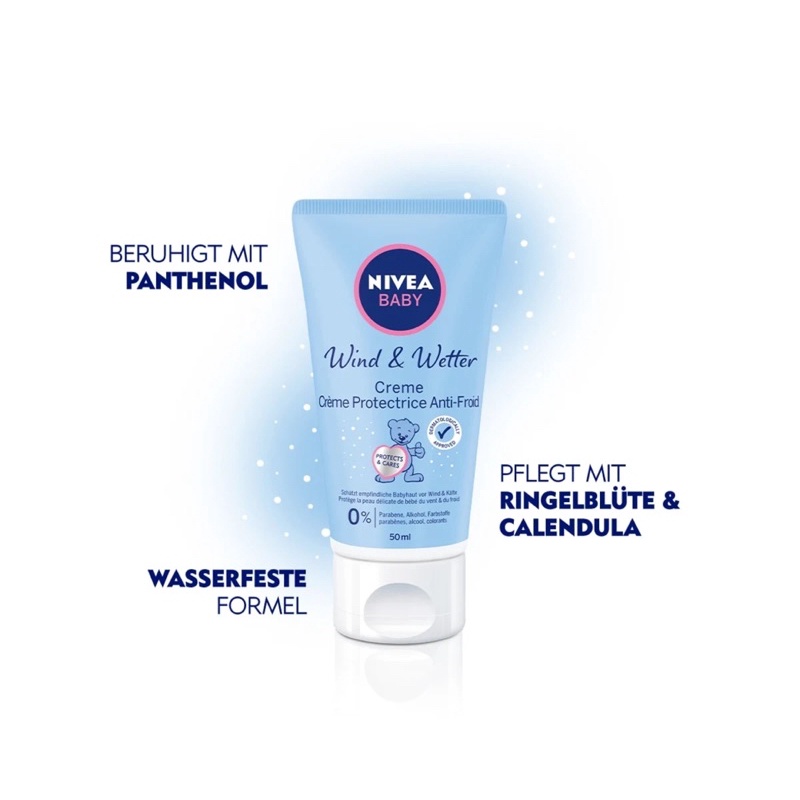 Kem dưỡng da Nivea cho bé WIND &amp; WETTER CREAM - 50ml