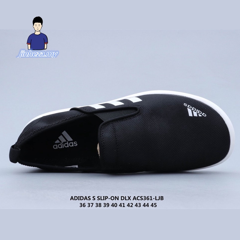 Giày Lười Adidas B-On DLX Vải Canvas Thoáng Khí Chống Trượt Thời Trang Cho Nam Và Nữ Đen | BigBuy360 - bigbuy360.vn