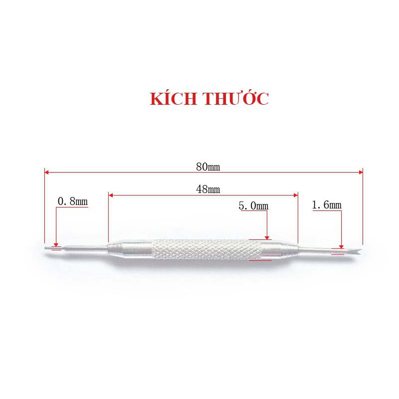 [Phụ kiện đồng hồ] Khóa đồng hồ MS01 thép không gỉ dùng cho dây da nhiều SIZE 10 12 14 16 18 20 22mm