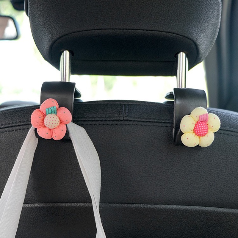 Móc Treo Đồ Hình Hoa Hướng Dương Đáng Yêu Gắn Lưng Ghế Xe Hơi