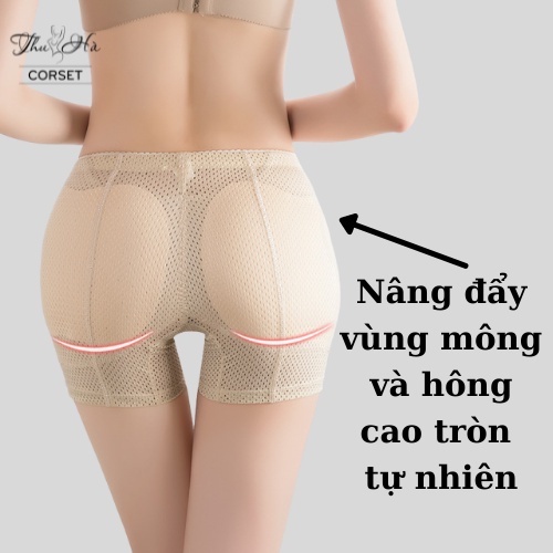 Quần độn mông và hông thiết kế thông hơi, thoáng mát, dễ chịu CAO CẤP