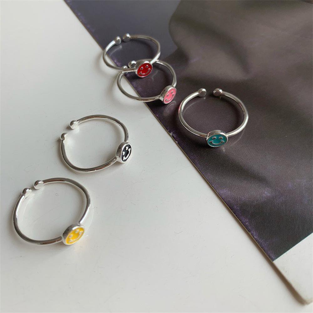 Nhẫn Kim Loại Thiết Kế Hình Học Thanh Lịch Cho Nam Và Nữ