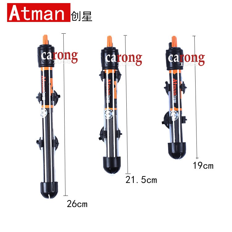 Sưởi thủy tinh chịu nhiệt Atman J25 50w, Atman J25 100w, Atman J25 200w, Atman J25 300w