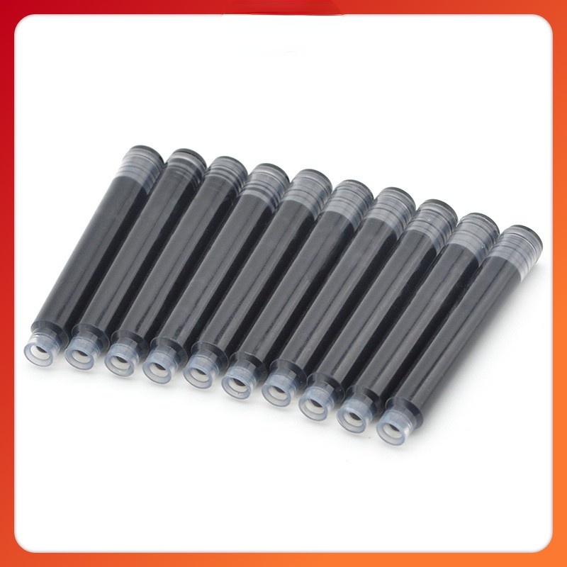 Set 10 Ruột Bút Máy Thay Thế 2.6mm Màu Đen / Xanh Dương / Đỏ