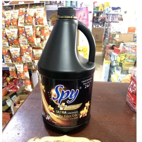 Nước Giặt Xả Spy Plus Khử Mùi 3500ml Hương Nước Hoa Pháp