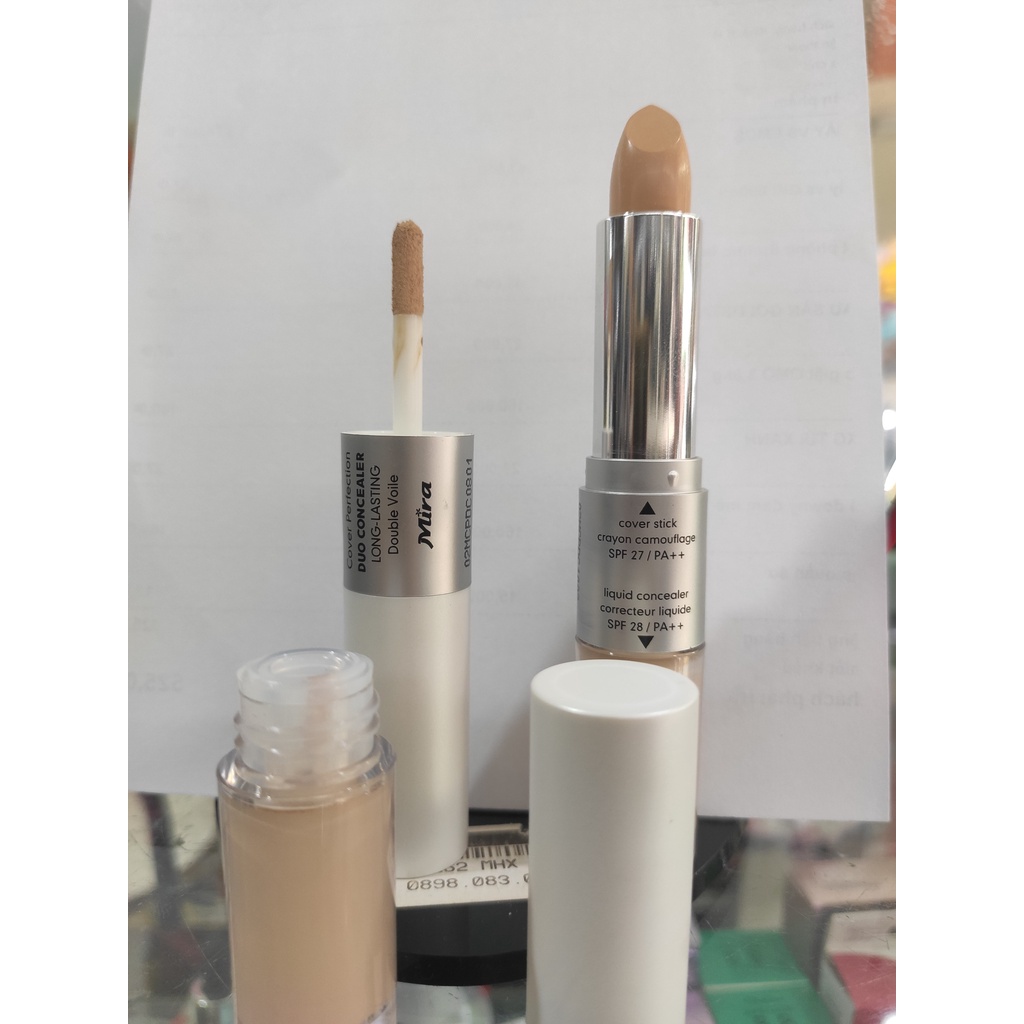 Thanh che khuyết điểm 2 đầu Mira Cover Perfection No.21 Da tự nhiên