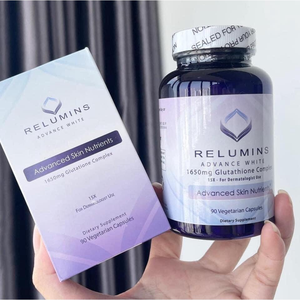 Viên uống trắng da Relumins Advance White 1650mg 90 viên