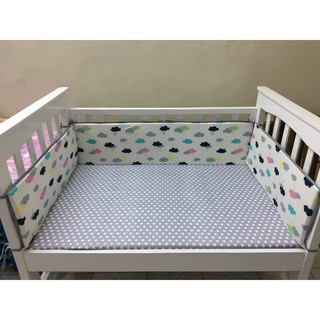 Ga chun bọc đệm cũi 100% cotton