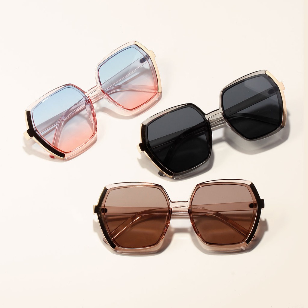 Kính mát gọng đa giác 9154 thời trang Hàn Quốc 2020 cá tính