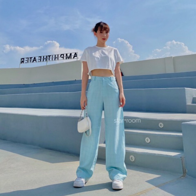 STARROOM Quần dài caro SR #03