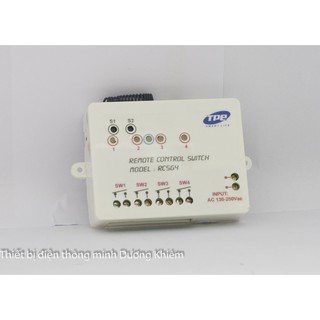 Công tắc điều khiển từ xa 4 thiết bị tpe rc5g4