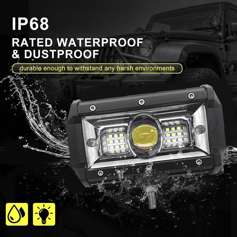Đèn chiếu sáng xe hơi LED 5 inch 105W 12V 24V