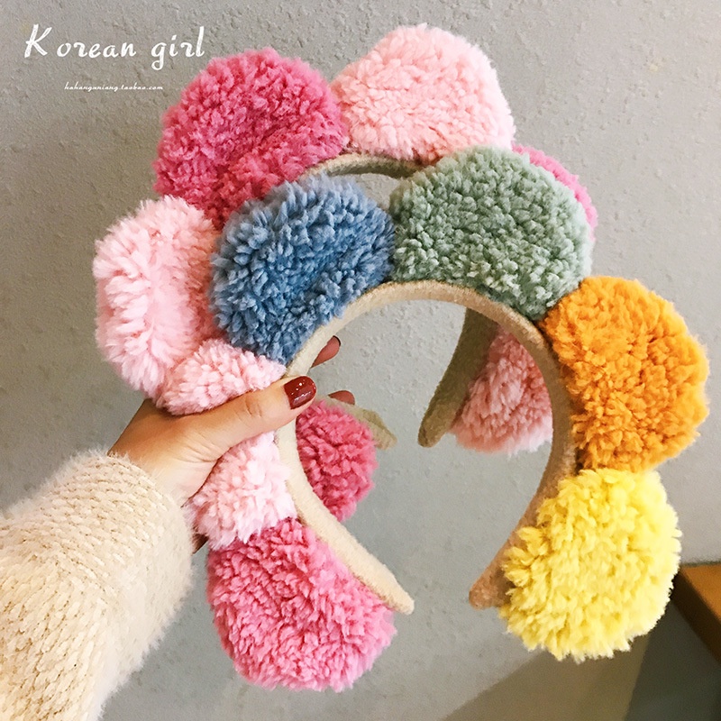 Băng Đô Rửa Mặt Hình Sừng Hươu Và Bông Hoa Dễ Thương Phong Cách Hàn Quốc Dành Cho Nữ