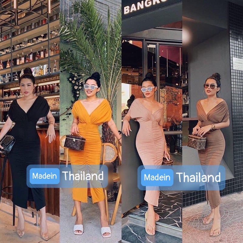 01 ĐẦM THUN CO GIÃN CHẤT VẢI ĐẸP THÁI LAN