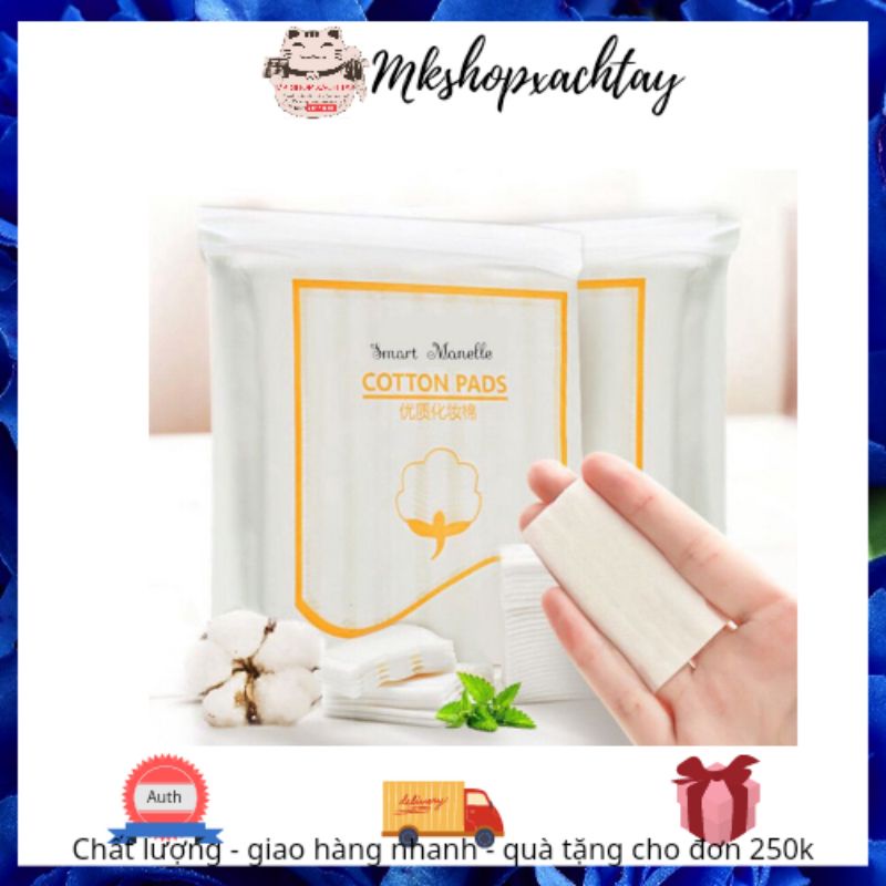 Bông tẩy trang 3 lớp Cotton Pads 222 miếng, bông tẩy trang giá rẻ, chất lượng chăm sóc da tốt