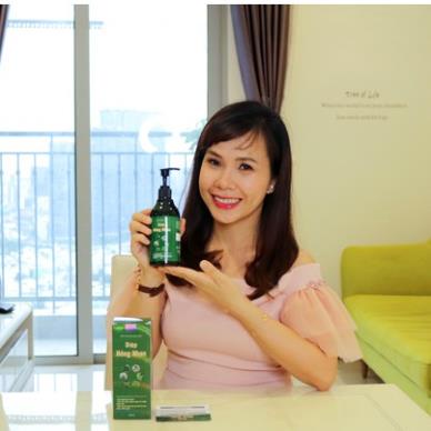 Dầu gội Diệp Hồng Nhan - Hỗ trợ kích thích sự phát triển của nang tóc, cho mái dày, suôn mượt