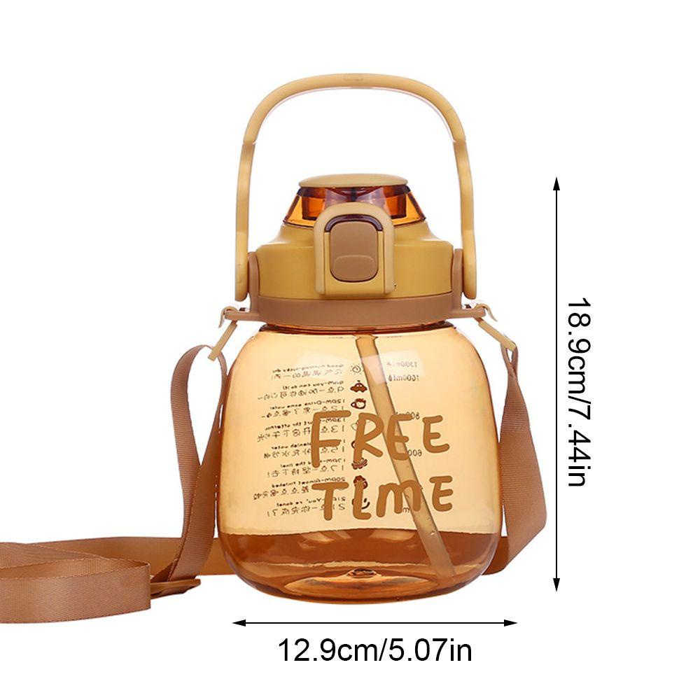 PISTA Bình Nước Thể Thao Dung Tích Lớn 1200ml Có Ống Hút Tiện Lợi