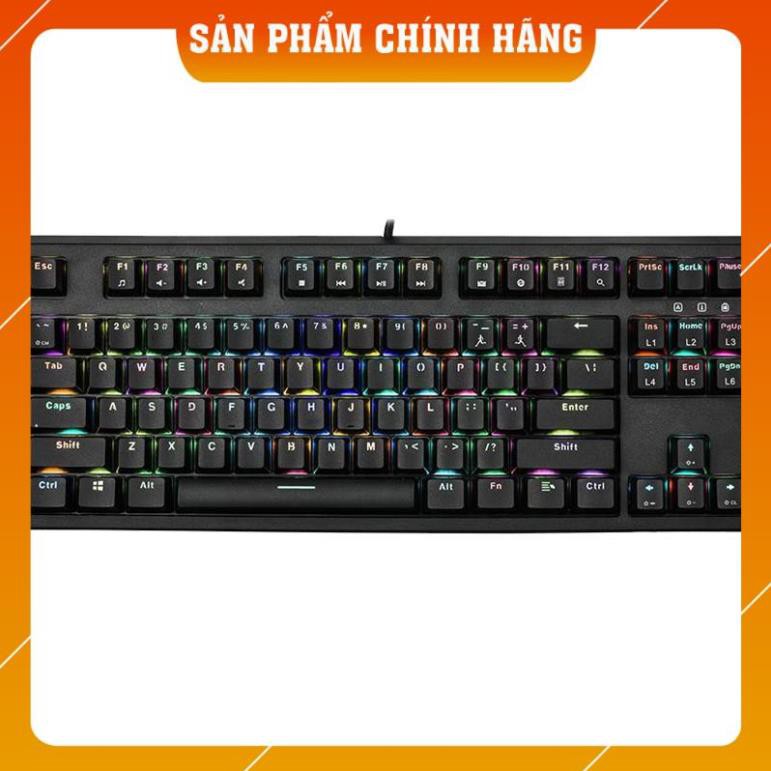 Bàn phím cơ Gaming Edra EK387 Led RGB/ Rainbow  - Chính hãng BH 24 tháng