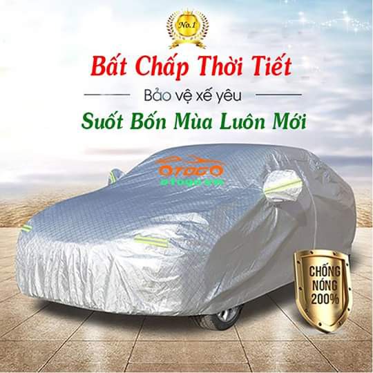 Bạt phủ xe ô tô CAO CẤP 3 LỚP CÁCH NHIỆT