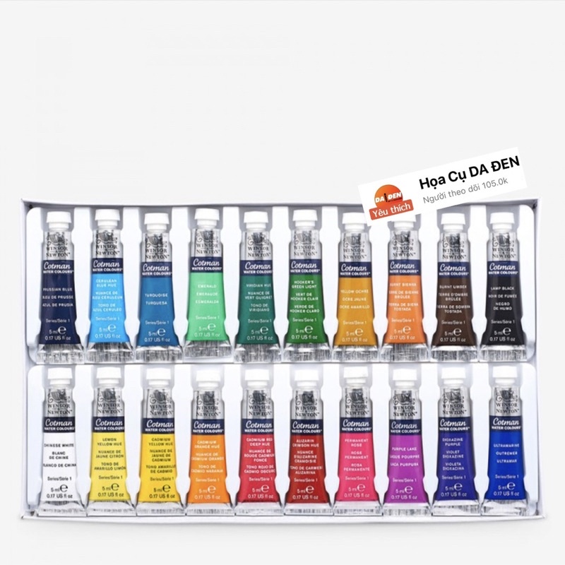 Màu Nước Winsor Newton Cotman Tuýp 5ml