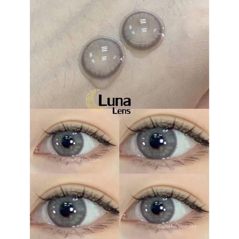 MỘT ĐÔI KÍNH ÁP TRÒNG MÀU XÁM BẠC WINDY GRAY SIÊU ÊM SIÊU MỀM NỘI ĐỊA TRUNG QUỐC - LENS CÓ ĐỘ CẬN