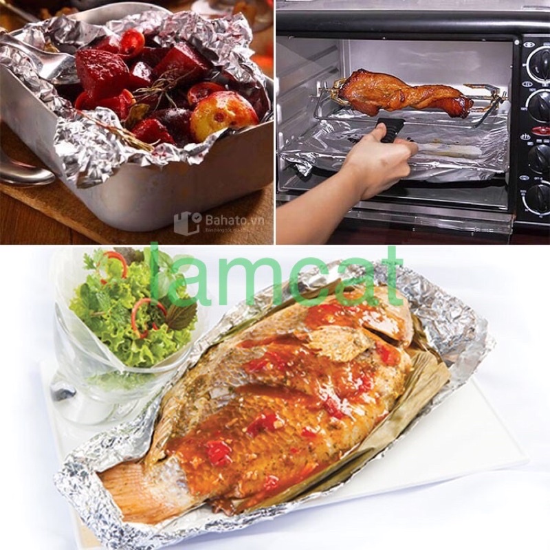 Giấy Bạc, Màng Nhôm Nướng Thực Phẩm Nồi Chiên Không Dầu Ringo