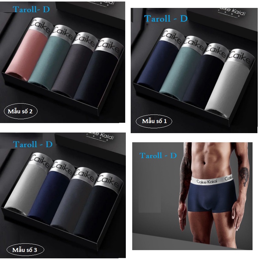 Quần lót nam/ boxer nam Caike Kaiai cotton kháng khuẩn, thời trang nam co giãn đa chiều TD012