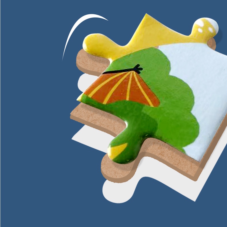 ZHAN QI TOYS Đồ chơi xếp hình 25 mảnh hình động vật/xe hơi/tàu lửa/ theo phương pháp Montessori Alat Belajar cho trẻ em