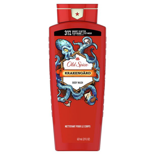 Sữa tắm nam Old Spice Body Wash for Men Wild Collection Krakengard Scent 621ml (Mỹ)