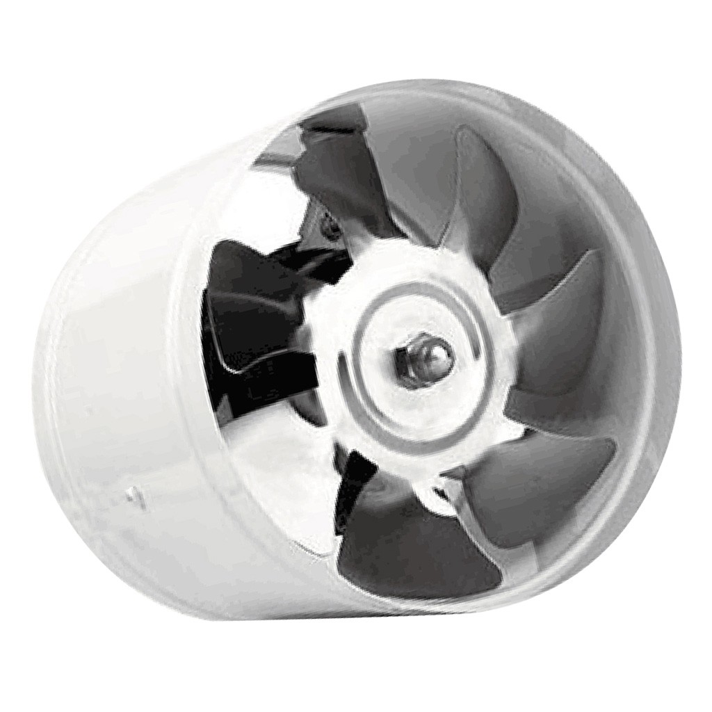 Quạt nội tuyến 6 inch 40W Máy thổi khí thông gió màu trắng