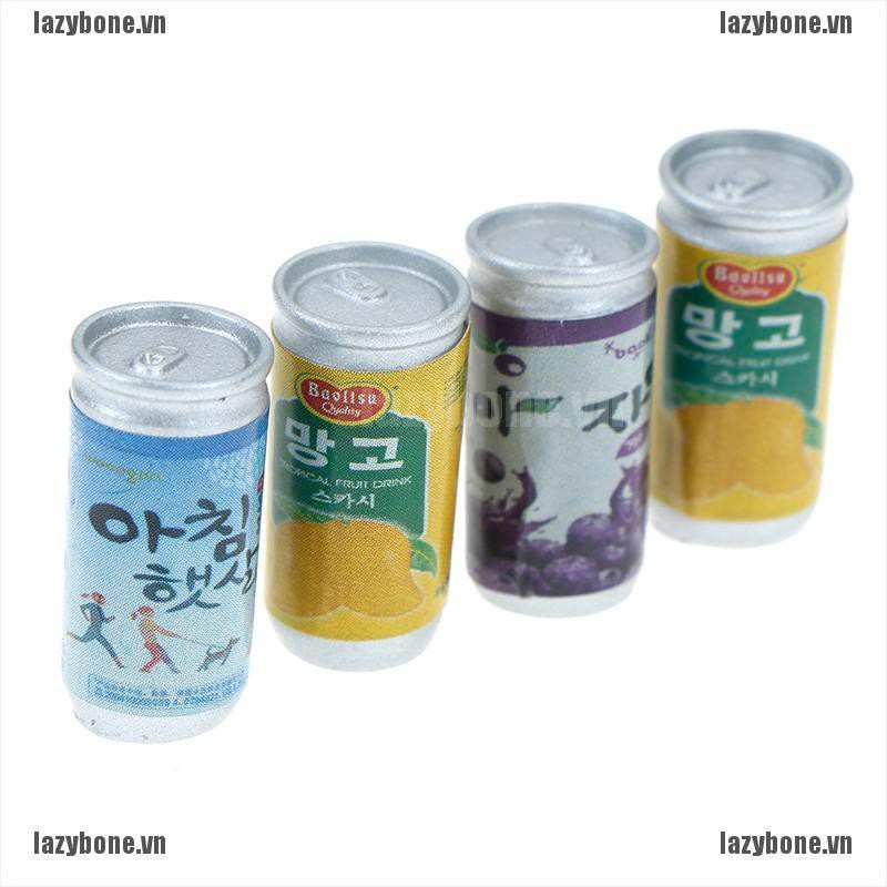 Bộ 4 Bình Nước Trang Trí Nhà Búp Bê Xinh Xắn