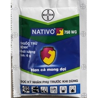 NATIVO 750WG gói 10 gram - Thuốc trừ nấm bệnh cây trồng, đặc trị thán thư