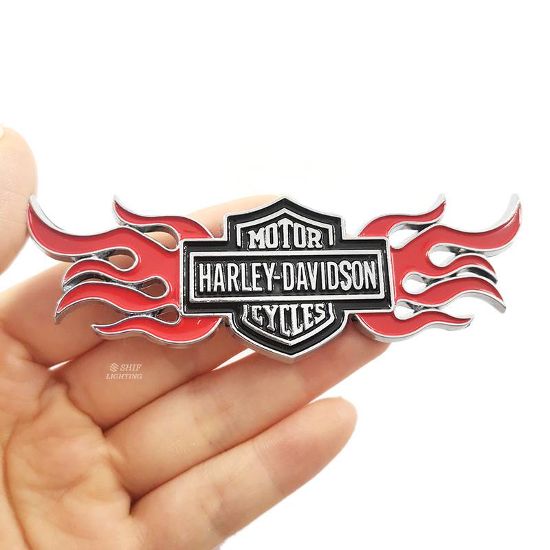 Miếng dán kim loại trang trí xe mô tô Harley Davidson