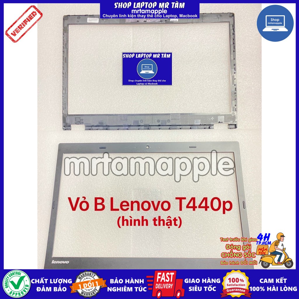 (COVER) VỎ B (VIỀN MÀN HÌNH) LAPTOP LENOVO T440P dùng cho Thinkpad T440p