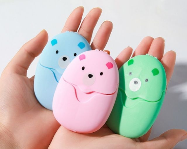 HỘP 50 MIẾNG XÀ PHÒNG GIẤY BỎ TÚI/ HỘP XÀ PHÒNG GIẤY MINI TIỆN LỢI DỄ DÙNG | BigBuy360 - bigbuy360.vn