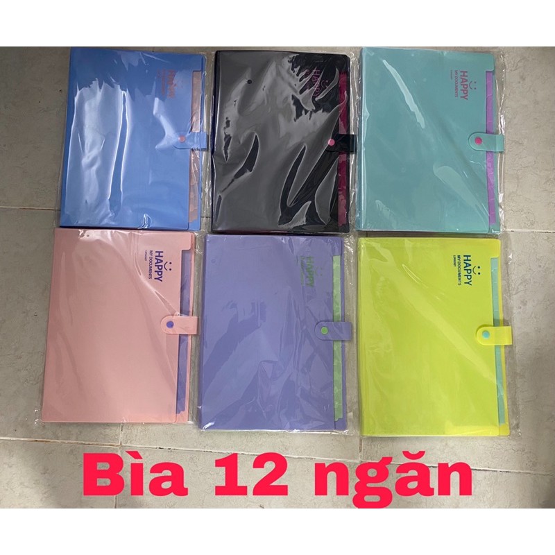 [05-08-12 Ngăn] Bìa hồ sơ lớn Mặt Cười - kích thước lớn hơn A4 - Bìa đựng hồ sơ