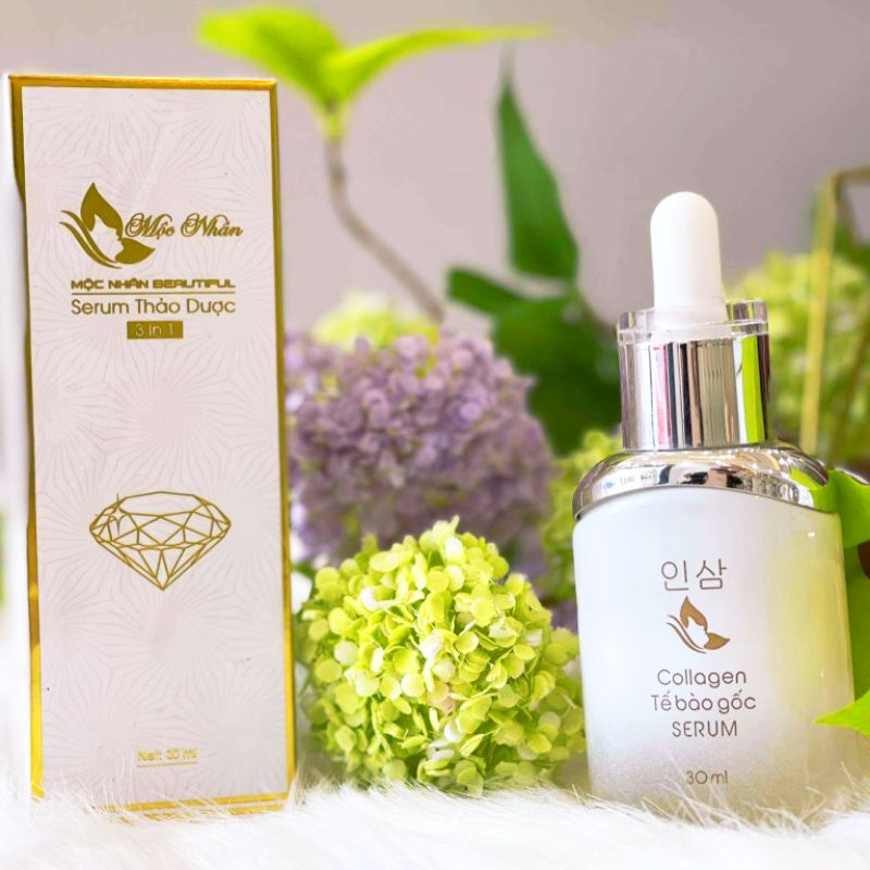 Serum Tế Bào Gốc Dưỡng Da Sau Tái Tạo Dưỡng Trắng Da Mộc Nhân 30ml