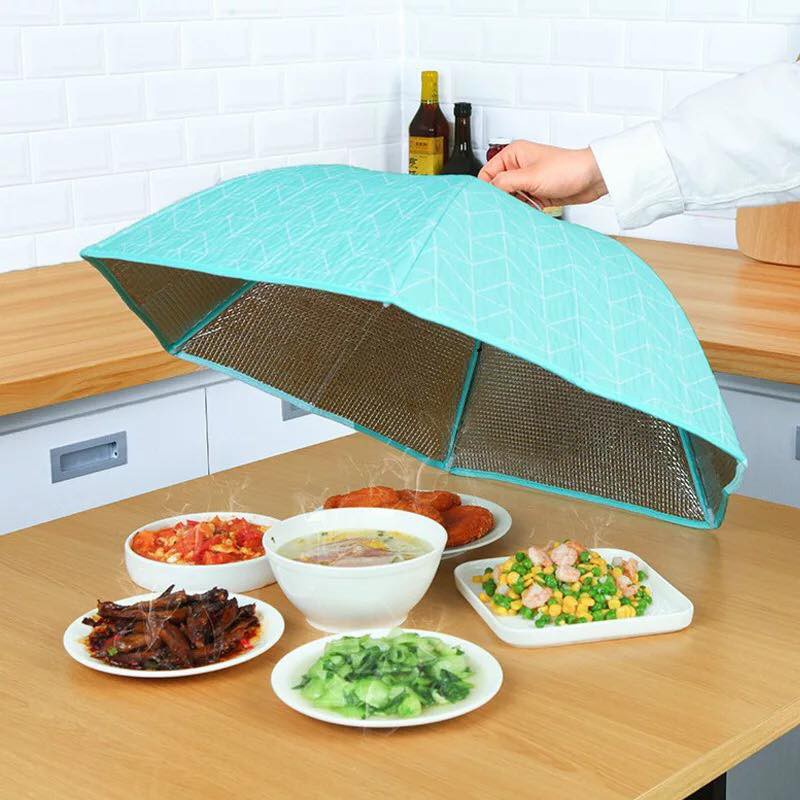 Lồng bàn vải giữ nhiệt kích thước 21cm có thể gấp gọn