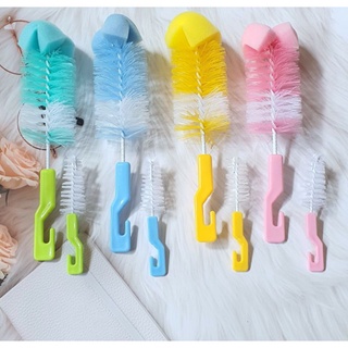Cọ bình sữa 2 chỉ tiết đa năng .cọ bình sữa và cọ núm ti bình