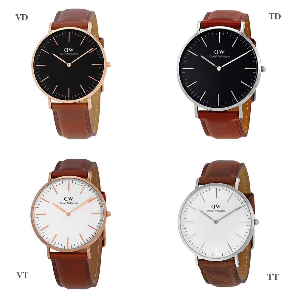 Đồng Hồ Nam Daniel Wellington Classic St. Mawes 36mm - 40mm