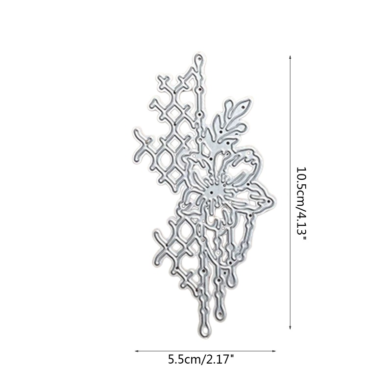 Khuôn Cắt Giấy Kim Loại Hình Dây Mây Dùng Để Trang Trí Thiệp / Scrapbook