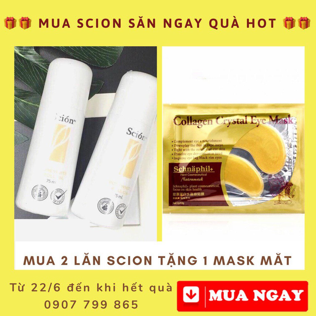 Lăn khử mùi Scion giúp giảm hôi nách số 1 tại Việt Nam - Tặng ngay 1 Mask mắt khi mua 2 chai