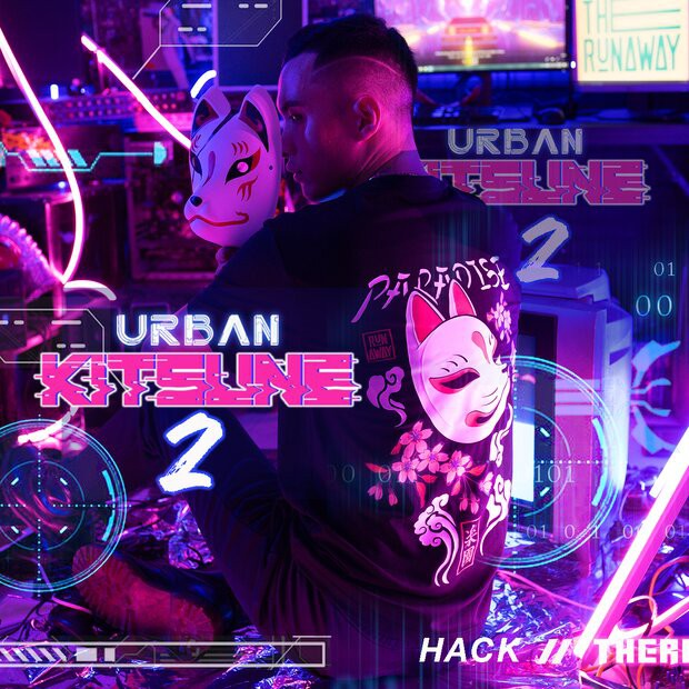Áo phông 100% cotton cho Nam/ Nữ Urban Kitsune 2: Paradise by The Runaway
