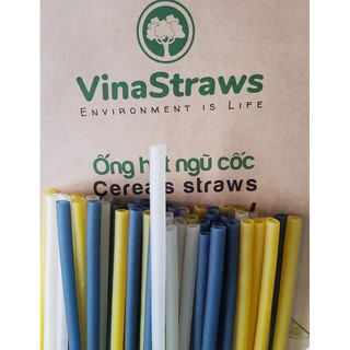 Ống hút ngũ cốc mix màu
