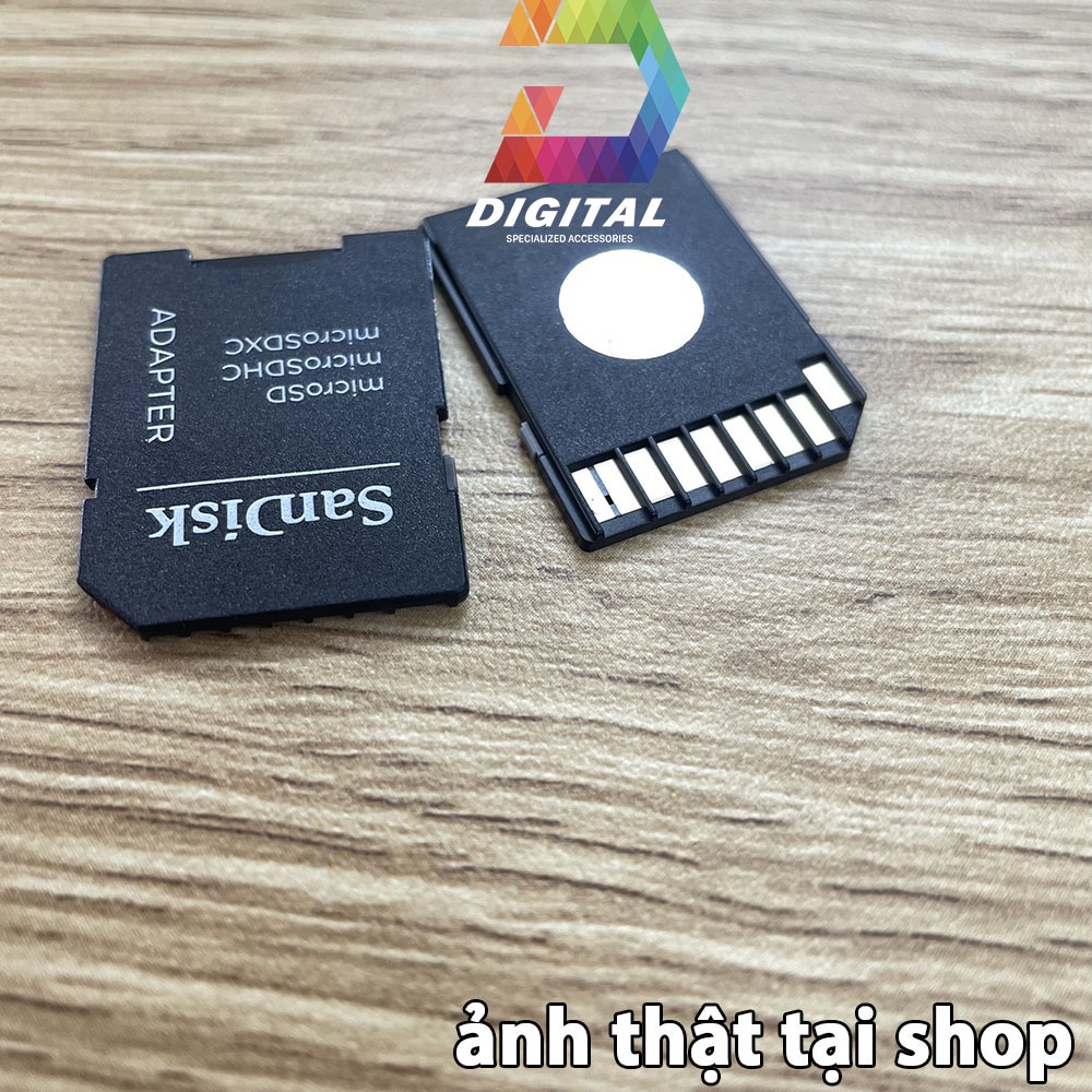 Adapter Thẻ Nhớ Sandisk Chuyển Đổi Thẻ Nhớ Micro SD Sang Thẻ Nhớ SD Chính Hãng