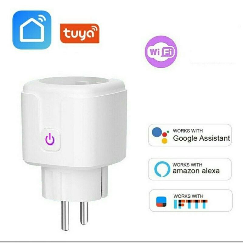 Ổ CẮM WIFI thông minh. Kết nối ứng dụng Tuya/ Smart life, Google Home, Amazon Alexa