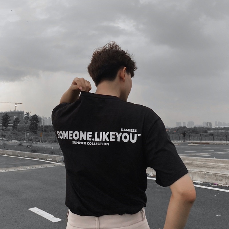 Áo Thun Tay Lỡ Unisex SLY - Damiese Cotton 100%